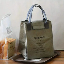 Load image into Gallery viewer, Paper Bento Bag Waterproof And Oilproof Insulation Bag