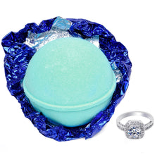 Load image into Gallery viewer, Tranquil Serenity Bath Bomb with Jewelry Ring Inside