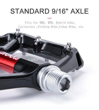 将图片加载到图库查看器,Pedals Bicycle Aluminum Pedal Mountain Urban Road Parts Sealed Bearing Flat Platform All-Round Pedals Bike Accessories Advanced 4 Bearings Mountain Bike Pedals Platform Bicycle Flat Alloy Pedals
