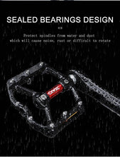 将图片加载到图库查看器,Pedals Bicycle Aluminum Pedal Mountain Urban Road Parts Sealed Bearing Flat Platform All-Round Pedals Bike Accessories Advanced 4 Bearings Mountain Bike Pedals Platform Bicycle Flat Alloy Pedals