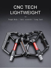 将图片加载到图库查看器,Pedals Bicycle Aluminum Pedal Mountain Urban Road Parts Sealed Bearing Flat Platform All-Round Pedals Bike Accessories Advanced 4 Bearings Mountain Bike Pedals Platform Bicycle Flat Alloy Pedals