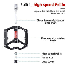 将图片加载到图库查看器,Pedals Flat Sealed Bearings Pedals For Bicycle Mountain Bike Pedals Platform Ultra Light Wide Aluminum Bicycle Pedal Mountain Bike Pedals Aluminum Bicycle Flat Platform Pedals Lightweight Non-Slip Sealed Bearing For Road Mountain