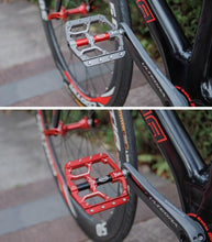 将图片加载到图库查看器,Pedals Flat Sealed Bearings Pedals For Bicycle Mountain Bike Pedals Platform Ultra Light Wide Aluminum Bicycle Pedal Mountain Bike Pedals Aluminum Bicycle Flat Platform Pedals Lightweight Non-Slip Sealed Bearing For Road Mountain