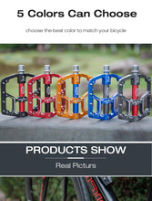 将图片加载到图库查看器,Pedals Flat Sealed Bearings Pedals For Bicycle Mountain Bike Pedals Platform Ultra Light Wide Aluminum Bicycle Pedal Mountain Bike Pedals Aluminum Bicycle Flat Platform Pedals Lightweight Non-Slip Sealed Bearing For Road Mountain