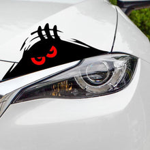 Load image into Gallery viewer, Peeking Monster Scary Eyes Car Sticker Peeking Elf Car Decal Waterproof Car Decal Vinyl Car Decal Sticker Waterproof Self-adhesive Car Sticker Scratch Cover Decal Auto Decoration Funny Peeking 3D Big Eyes Sticker Car Styling