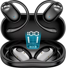 Load image into Gallery viewer, PERESSENTIAL YYK‑580 Wireless Sport Ear-Hook Earbuds Black
