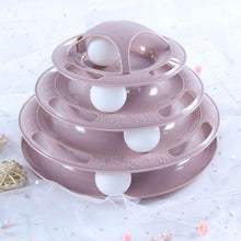 将图片加载到图库查看器,Pet Cat Toy Training Amusement Plate Kitten Tower Tracks Disc Cat Intelligence Amusement Triple Disc tumbler Fish Animal Toy For Small Dogs Wiggle Fish Catnip Toys Motion Kitten Toy Plush Interactive Cat Toys for Cat Exercise