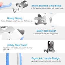 Load image into Gallery viewer, Pet Nail Toe Stainless Steel Trimmer with Nail File