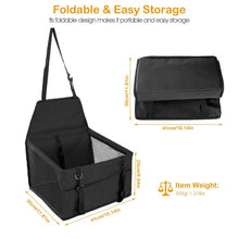 Load image into Gallery viewer, Pet Travel Carrier with Clip-On Safety Leash Zipper Storage Pocket for Pets up to 20lbs