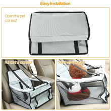 Load image into Gallery viewer, Pet Travel Carrier with Clip-On Safety Leash Zipper Storage Pocket for Pets up to 20lbs