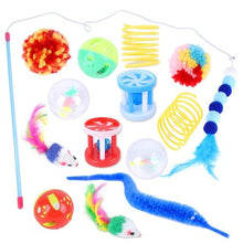 将图片加载到图库查看器,Pets Cat Toys Mouse Shape Balls Shapes Cat Interactive Pet Toys Assortments Foldable Rainbow Tunnel Cat Feather Interactive Feather Toy Fluffy Mouse Cat Love New Pet Toy Funny Cat Stick Mouse Supplies Value Bundle
