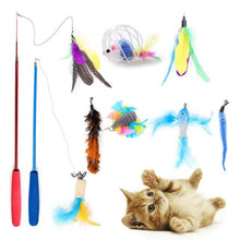 将图片加载到图库查看器,Pets Cat Toys Mouse Shape Balls Shapes Cat Interactive Pet Toys Assortments Foldable Rainbow Tunnel Cat Feather Interactive Feather Toy Fluffy Mouse Cat Love New Pet Toy Funny Cat Stick Mouse Supplies Value Bundle