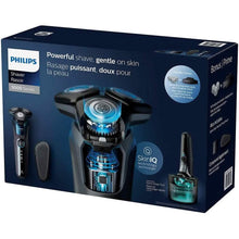 Load image into Gallery viewer, Philips Wet & Dry Shaver 5000 with SkinIQ Tech + Shave Heads, Charging & Cleaning Base (Refurbished)