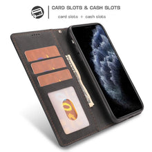 将图片加载到图库查看器,Phone Case For Xiaomi Mi Redmi Note 8 8A 8T 9 9A 9S 10 10S Pro POCO F3 X3 NFC 11 10T Lite 11i 11T Pro Wallet Leather Book Cover Magnetic PU Leather Wallet-Style Business Phone Case Fashion Flip Case with Card Slot