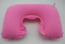 Load image into Gallery viewer, Pillow Inflatable Plane Cute Inflatable Travel Pillow Neck U Rest Travel Pillow Air Cushion Neck Rest U-Shaped Rest Comfortable Portable Inflatable U Shape Neck Comfortable Pillow Office Air Cushion Airplane Driving Nap Support Head Rest