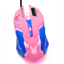 Load image into Gallery viewer, Pink Wired Gaming Mouse Girl Mouse 6 Buttons 3200 DPI USB Computer Mice Gamer Mouse For PC