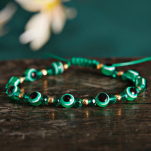 Load image into Gallery viewer, Pinky Promise Blue Bracelet Sets Colorful Crystal Bead Rope Chain Lucky Couple Bracelets Colorful Eye Bracelets Handmade Braided Rope Bracelets For Women Friendship Charm Jewelry