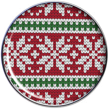 Load image into Gallery viewer, 16G 1/4 Red Green Christmas Sweater Tragus Cartilage Earring