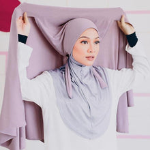 将图片加载到图库查看器,Plain Colorful Soft Lightweight Chiffon Elegant Hijab Scarf With Bandage Non-Slip Chiffon Echarpe Elegant Breathable Islam Long Hijabs Headband Fashion Turban Headwrap For Women