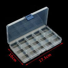 Load image into Gallery viewer, Plastic Jewelry Boxes Plastic Tool Box Adjustable Craft Organizer Storage Beads Bracelet Jewelry Boxes Portable 10 Compartments Clear Plastic Storage Box Jewelry Organizer Container