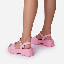 将图片加载到图库查看器,Platform Women's Sandals Summer Fashion Women Beach Classic Sandal Comfortable Beach Pool Platforms Sandals With Buckle Open Toe Ankle Strap Thick-Soled Casual Women's Shoes