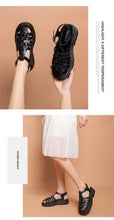 将图片加载到图库查看器,Platform Women's Sandals Summer Fashion Women Beach Classic Sandal Comfortable Beach Pool Platforms Sandals With Buckle Open Toe Ankle Strap Thick-Soled Casual Women's Shoes