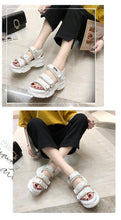 Load image into Gallery viewer, Platform Women's Sandals Summer Fashion Women Chunky Beach Sandal Comfortable Universal Comfortable Quick-Drying Casual Sport Summer Casual Non-Slip Beach Platform Shoes Sandals