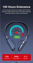 Load image into Gallery viewer, Playback Bluetooth Headphone Bass Wireless Headphones Sport Stereo Bluetooth Earphone Neckband Music Headset Updated Design with Industry Leading Sound & Improved Comfort, Long Wireless Range, Up to 24 Hours of Talk Time