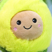 将图片加载到图库查看器,Plush Avocado Slippers Fruit Toys Cute Warm Winter Shoes Women Indoor Household Slippers With Fuzzy Plush Faux Fur Comfy Memory Foam Slip On House Shoes
