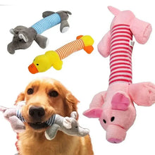 Load image into Gallery viewer, Plush Dog Toys Squeak Chew Sound Toy