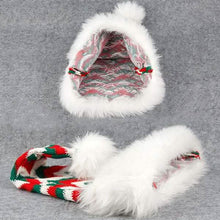 将图片加载到图库查看器,Plush Knitted Christmas Hat