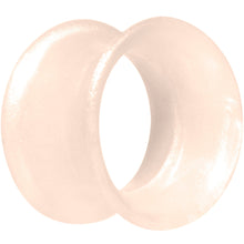 Load image into Gallery viewer, Thin Flexible Peach Silicone Tunnel Plug Set 11mm to 25mm