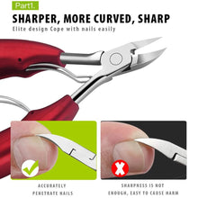 Load image into Gallery viewer, Podiatry Toe Nail Clippers for Thick/Heavy Duty Nails