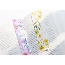 将图片加载到图库查看器,Poetic Flower Boxed Paper Art Small Fresh Bookmarks Stationery School Supplies Kids Gift Bookmarks Positive Page Marker For School Office Students Bookworm Presents