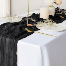 Load image into Gallery viewer, Polyester Crinkle Table Runner