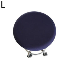将图片加载到图库查看器,Polyester Fabric Round Chair Cover Waterproof Dining Seat Chair Covers Hotel Banquet Seat Covers Chair Protector Round Bar Stool Seat Covers Washable Stool Cushion Slipcover Elastic Bar Chair Covers