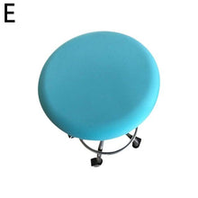将图片加载到图库查看器,Polyester Fabric Round Chair Cover Waterproof Dining Seat Chair Covers Hotel Banquet Seat Covers Chair Protector Round Bar Stool Seat Covers Washable Stool Cushion Slipcover Elastic Bar Chair Covers