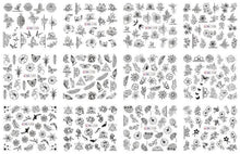 Load image into Gallery viewer, Pop Art Nail Stickers Sexy Girl Designs Comics Water Transfer Decals Manicure Lips Nail Art Decorations Slider Nail Art Stickers Decals Nail Art Supplies Valentines Day 3D Self-Adhesive Nail Decorations Accessories Women Girls Manicure Decorations
