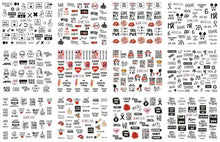 Load image into Gallery viewer, Pop Art Nail Stickers Sexy Girl Designs Comics Water Transfer Decals Manicure Lips Nail Art Decorations Slider Nail Art Stickers Decals Nail Art Supplies Valentines Day 3D Self-Adhesive Nail Decorations Accessories Women Girls Manicure Decorations