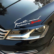 Load image into Gallery viewer, Popular 1PCS Black Red Racing Car Auto Reflective Car Front Cover Sticker Light Eyebrow Reflective Door Sticker Decal Personality Side Skirt Decals Sticker Creative Decals Vinyl Sticker Car Vinyl Graphic Decal letter personality cars Stickers 19cmx7cm