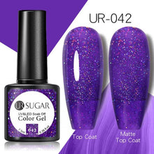 Load image into Gallery viewer, Popular 2022 Modern New Elegant Silver Purple Nail Gel Polish 7.5ml UV Manicuring Elegant Glossy Colororful Stylish Nail Design For Women