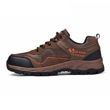 Load image into Gallery viewer, Popular Outdoor Casual Shoes Hiking Men High Quality Sneakers Mountain Climbing Work Footwear Hiking Shoes Low Cut Boots Leather Walking Shoes For Outdoor Training Casual Work