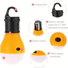 Load image into Gallery viewer, Portable 3LED Outdoor Hook Pendant Lights