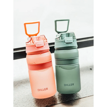 Load image into Gallery viewer, Portable 6 Colors Tritan Material Water Bottle With Straw Outdoor Sport Fitness Drinking Bottles Durable Plastic Bottle