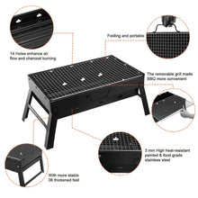 Load image into Gallery viewer, Portable Barbecue Grill Foldable Charcoal