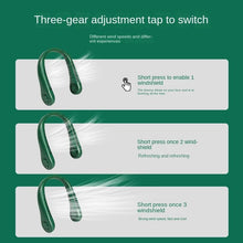 Load image into Gallery viewer, Portable Bladeless Neck Fan Adjustment Wearable Personal Cooling Fan for Traveling Upgrade 360° Neck Fan Air Outlet for Indoor Outdoor Travel Mini Hanging Fan without Blades USB Rechargeable Outdoor Fan