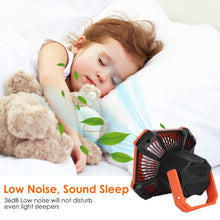 Load image into Gallery viewer, Portable Camping Lantern Fan 10000mAh Battery Powered with 4 Light Modes