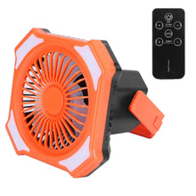 Load image into Gallery viewer, Portable Camping Lantern Fan 10000mAh Battery Powered with 4 Light Modes
