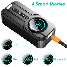 Load image into Gallery viewer, Portable Car Compressor Wireless Electric Air Pump 150 PSI with LED Light