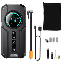 Load image into Gallery viewer, Portable Car Compressor Wireless Electric Air Pump 150 PSI with LED Light